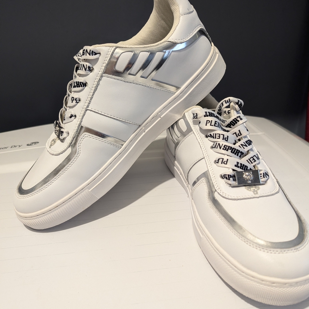Plein Sport Men's White Sneakers
